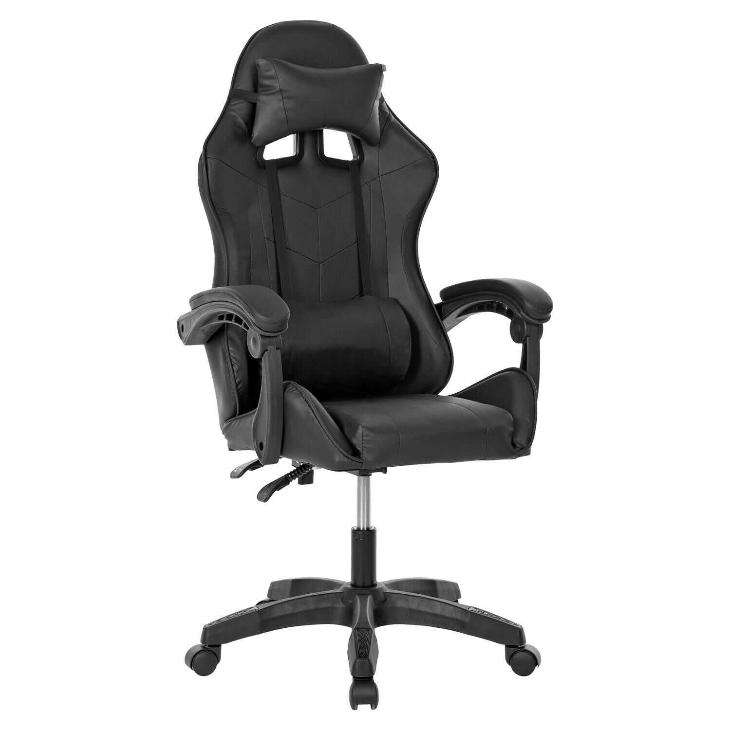 Геймърски стол Лукас в черен цвят