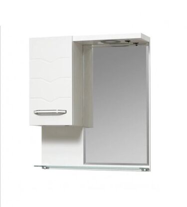 Горен PVC шкаф за баня с огледало Макена Перла