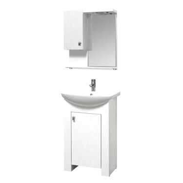 Горен шкаф за баня с огледало Коки Макена