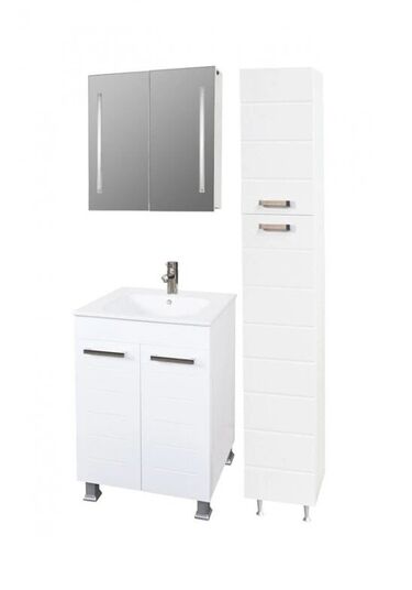 Горен шкаф за баня с огледало Макена Астор
