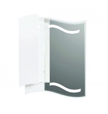 Горен PVC шкаф за баня с огледало Макена Галакси