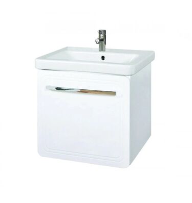 Долен конзолен шкаф за баня с мивка Макена Ивон