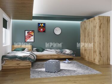 Комплект за спалня СИТИ 7066 90/200 в 4 цвята