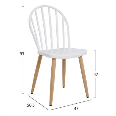 Стол за дома КОКО в 2 цвята полипропилен