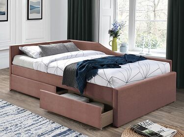 Единично легло ЕЛИОТ с чекмеджета 120x200 в 2 цвята