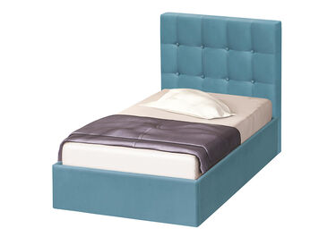 Единично тапицирано легло Ария Катлея 82x190 в 4 цвята