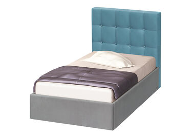 Единично тапицирано легло Ария Катлея 90x200 в 4 цвята 