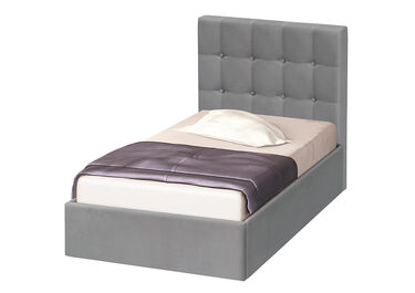 Единично тапицирано легло Ария Катлея 120x190 в 4 цвята