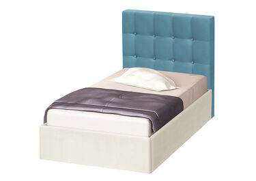 Единично тапицирано легло Ария Катлея   матрак 90x200 в 4 цвята 