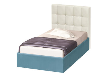 Единично тапицирано легло Ария Катлея   матрак 120x190 в 4 цвята