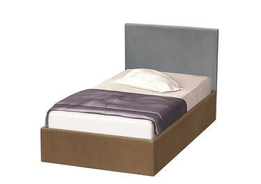 Единично тапицирано легло Ария Текс 90x200 в 4 цвята  