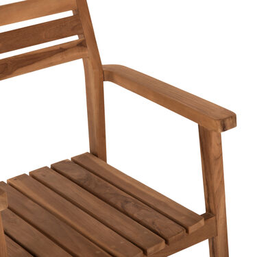 Стол тип кресло ЕРИЕТА тиково дърво масив 
