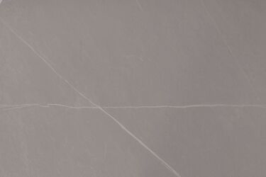 Трапезна маса Мурано Ф120х76 - сив мрамор / черен мат