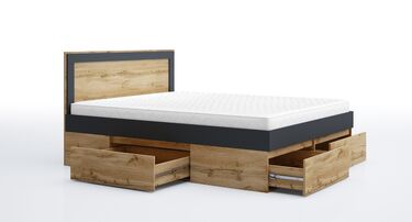 Спално легло с 4 чекмеджета ЛЕО 10 160x200 в 5 цвята