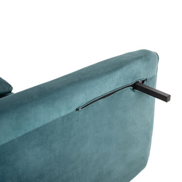 Двуместен разтегателен диван АСМА кадифе в 2 цвята