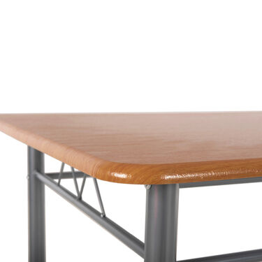 Трапезен комплект маса с 4 стола ПИЪРИ сиво - сонома