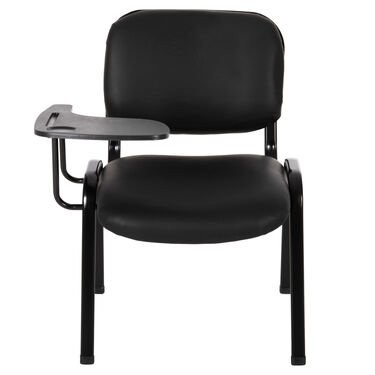 Конферентен стол с бюро ЯНИША седалка черна еко кожа