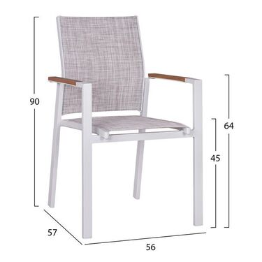 Градински комплект Милър 4 маса с 4 стола