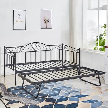 Сгъваемо метално легло Блек в 2 цвята