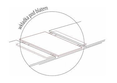 Tрапезна разтегателна маса ВЕНТО 120(160)x68​