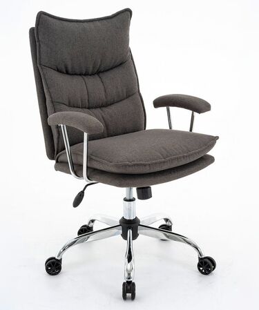 Офис кресло тапицирано Q-289 в сив цвят
