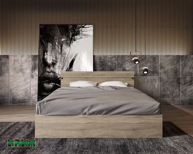 Спално легло с повдигащ механизъм Сити 2045 180x200 в 2 цвята 