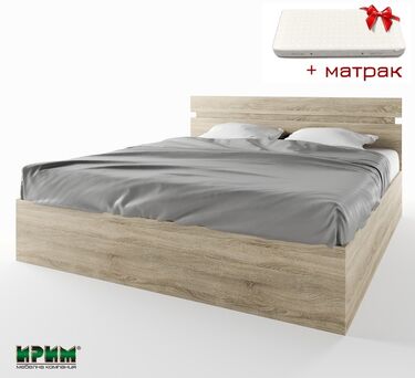 Спално легло с повдигащ механизъм Сити 2045 + МАТРАК 180x200