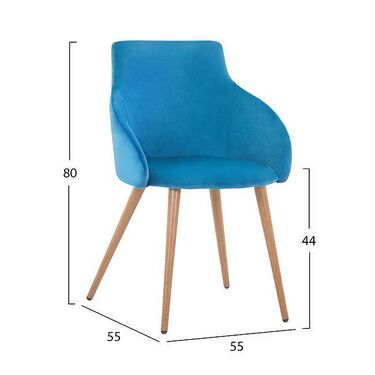 Трапезен стол кресло Айвин в 7 цвята