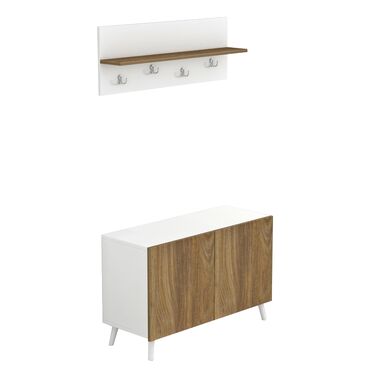 Комплект мебели за антре шкаф и закачалка ДЕЛФИН в 2 цвята