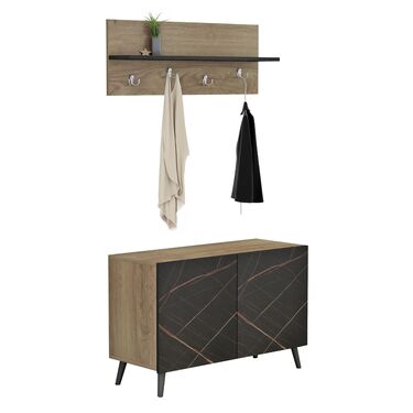 Комплект мебели за антре шкаф и закачалка ДЕЛФИН в 2 цвята