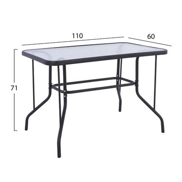 Градински комплект ГАРДО маса 110x60   4 стола