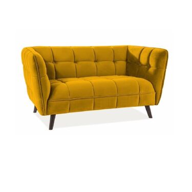Двуместен диван Кастело кадифе в 4 цвята
