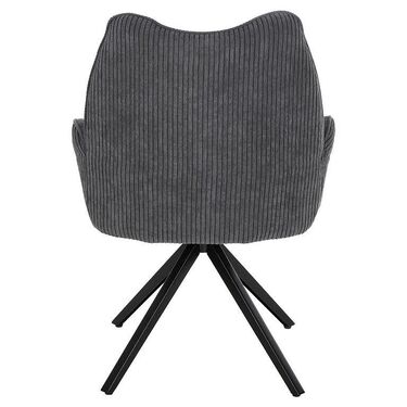 Трапезно кресло ШАЙ дамаска с черни крака в 2 цвята