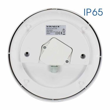 LED плафониера DOLCE/R LED 15W в 2 цвята на корпуса