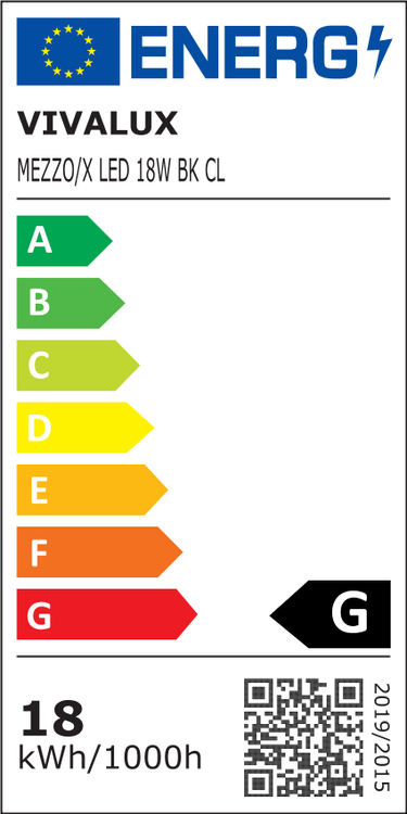 LED плафониера MEZZO/R LED 18W 