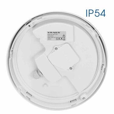 LED плафониера POLKA LED 18W в 2 цвята на корпуса
