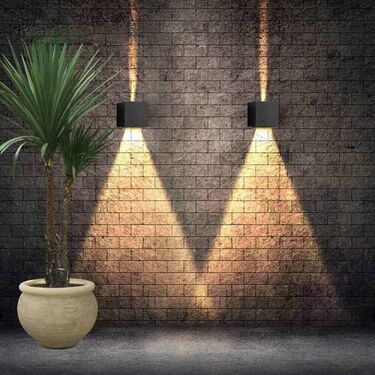Фасадно осветително тяло STARK LED 2X3W SQ
