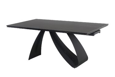 Разтегателна трапезна маса DIUNA Ceramic Sahara Noir 160-240x90