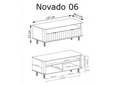   ТВ шкаф NOVADO NV-6 в 2 цвята