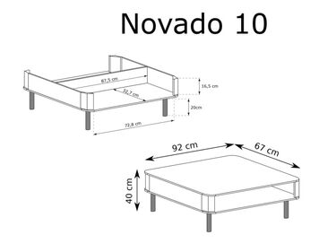   Холна маса NOVADO NV-10  в 2 цвята