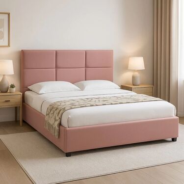 Спалня Kingston 160x200 см кадифе в 2 цвята