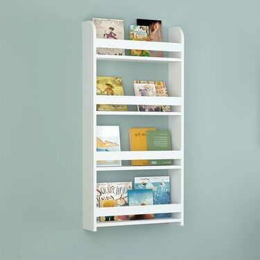 Стенна библиотека Монтесори 60x15x120 см  в 2 цвята