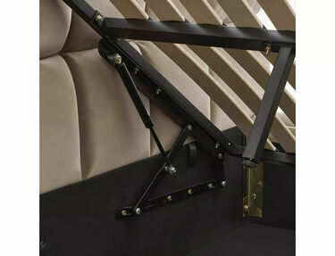  Тапицирана спалня ПАРМА ВЕЛВЕТ 160х200 в тъмнобежово