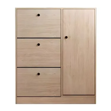 Шкаф за обувки ВИДАРА 100x24x112см в 2 цвята
