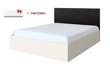 Спално легло ОРЕЛИО с табла МДФ + матрак 160Х200 в 2 цвята