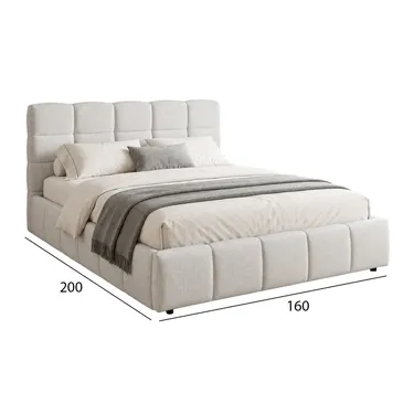 Тапицирано двойно легло ВИТО 160x200 в 3 цвята