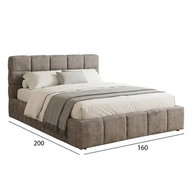 Тапицирано двойно легло ВИТО 160x200 в 3 цвята